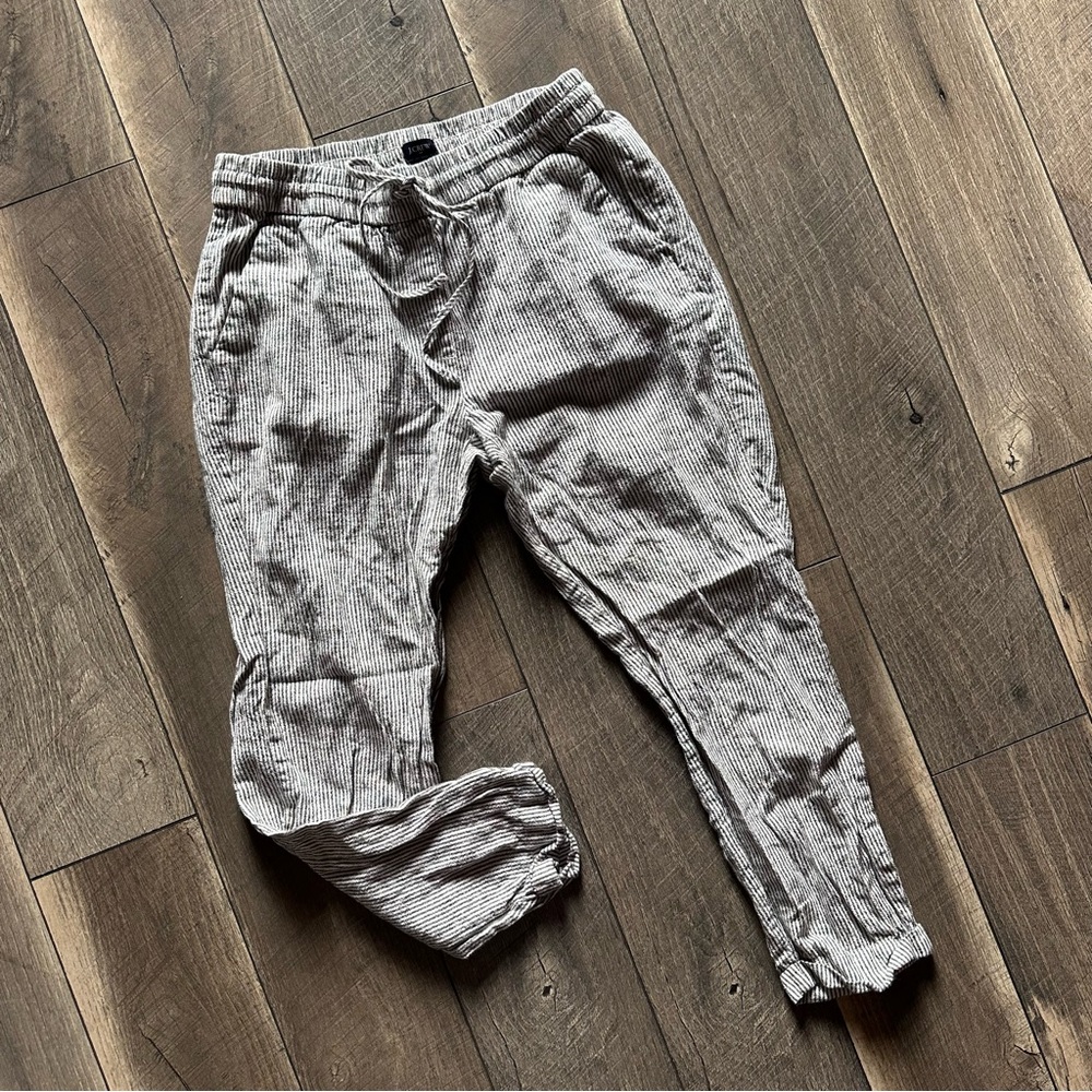 J Crew Linen Blend Joggers